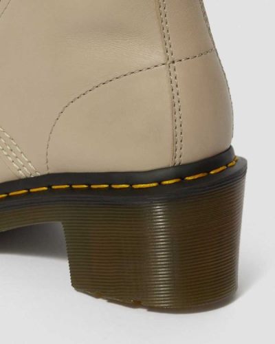 Botas Con Cordones Dr Martens Clemency Cuero Heeled Para Mujer DR2442U